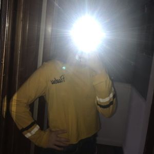 Yellow long sleeve tee